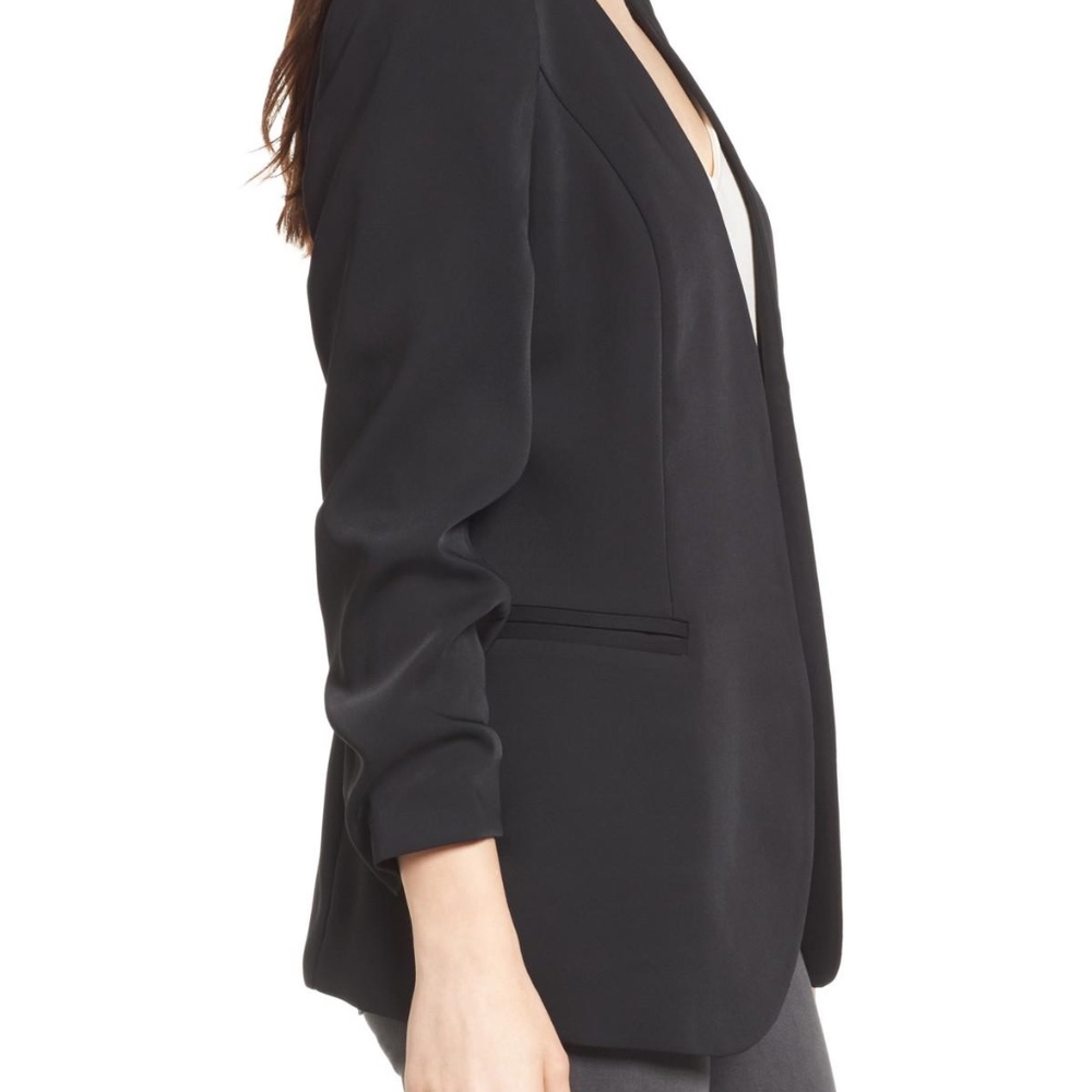 Chelsea28 Ruched Sleeve Blazer Size Medium,